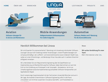 Tablet Screenshot of linova.de