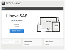 Tablet Screenshot of linova.com.co